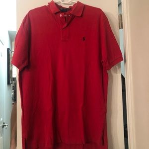 Men’s Size L Red Polo